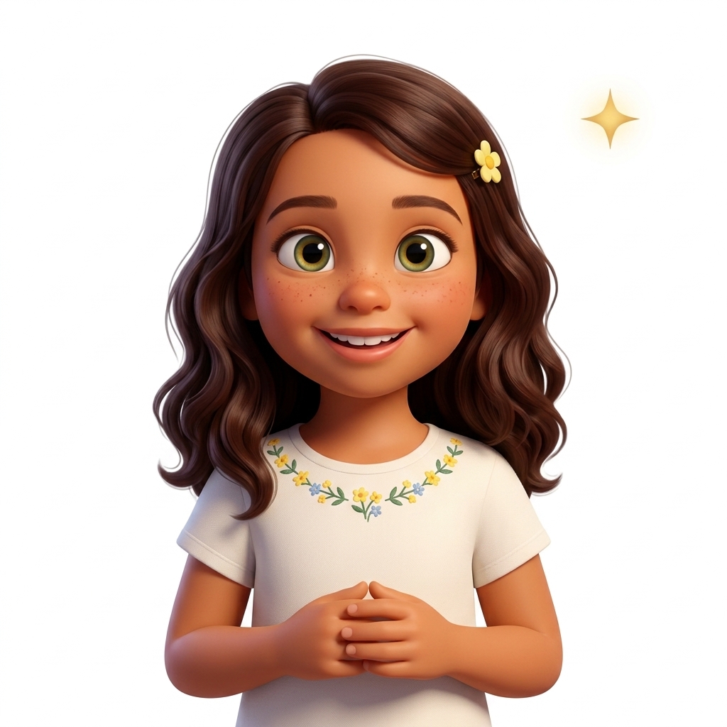 Illustrated character, example 1